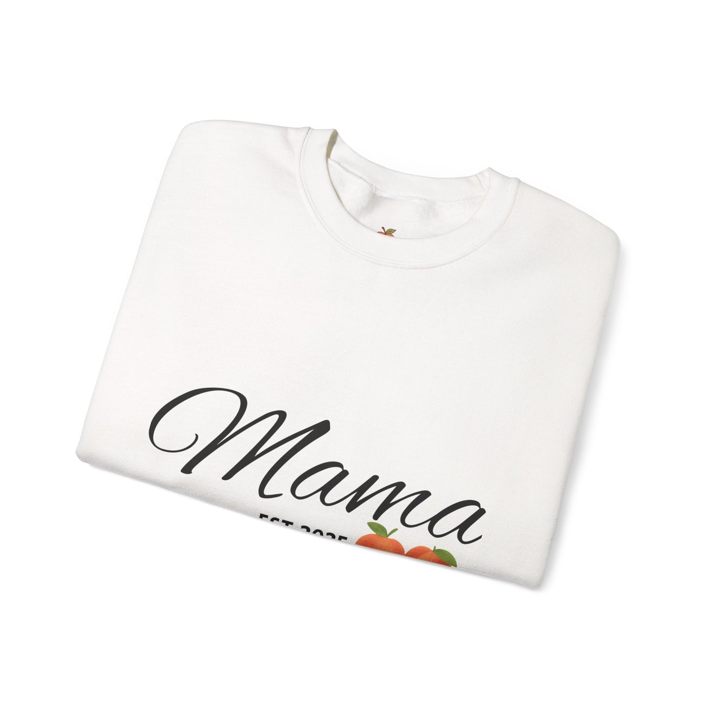 Mama EST 2025 Crewneck Sweatshirt, Perfect Gift for New Moms, Cozy Family Wear, Mother's Day Gift, Casual Everyday Style