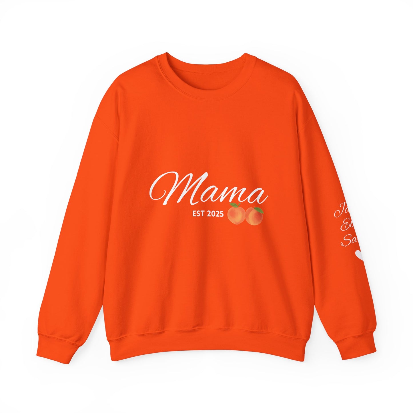 Mama EST 2025 Crewneck Sweatshirt, Perfect Gift for New Moms, Cozy Family Wear, Mother's Day Gift, Casual Everyday Style