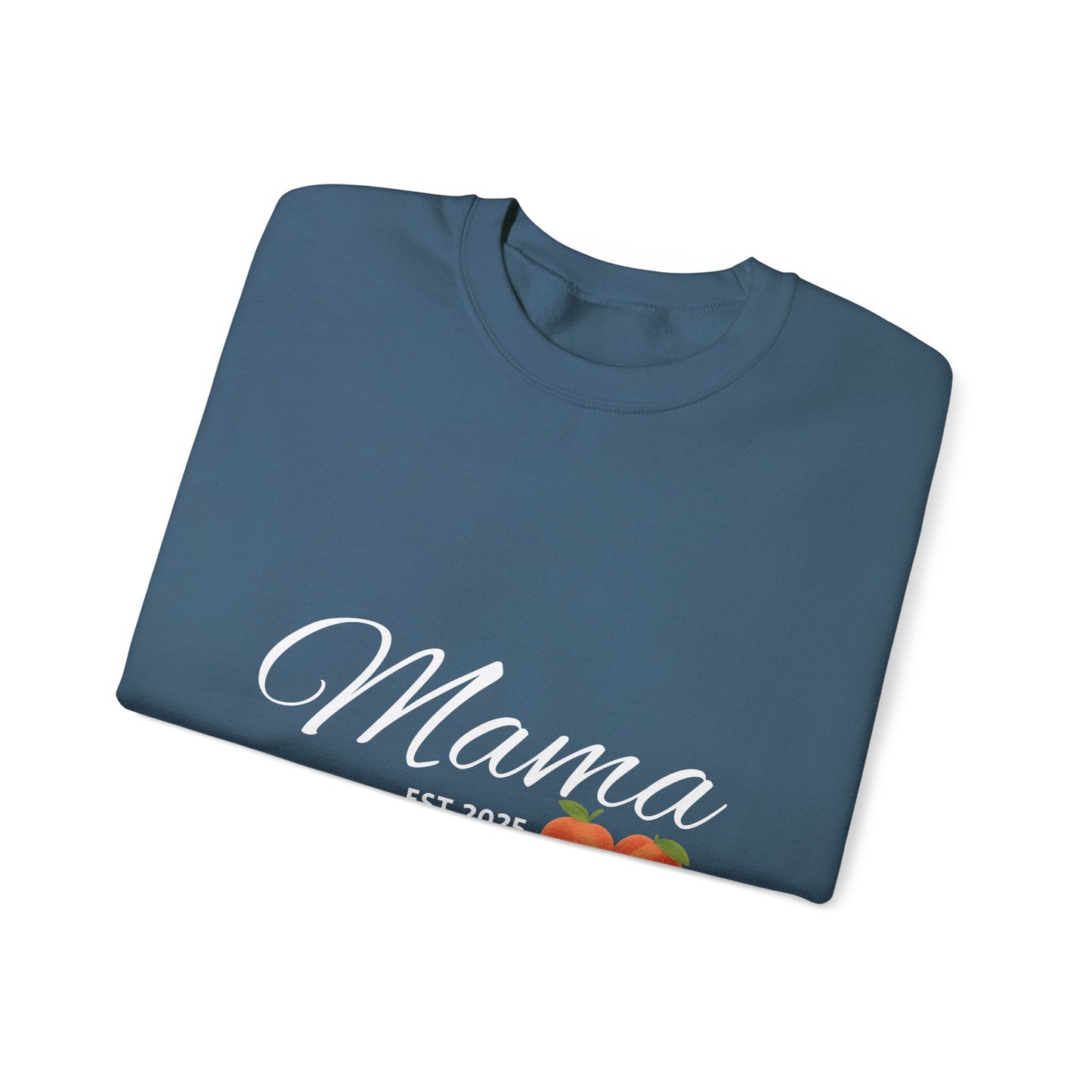 Mama EST 2025 Crewneck Sweatshirt, Perfect Gift for New Moms, Cozy Family Wear, Mother's Day Gift, Casual Everyday Style