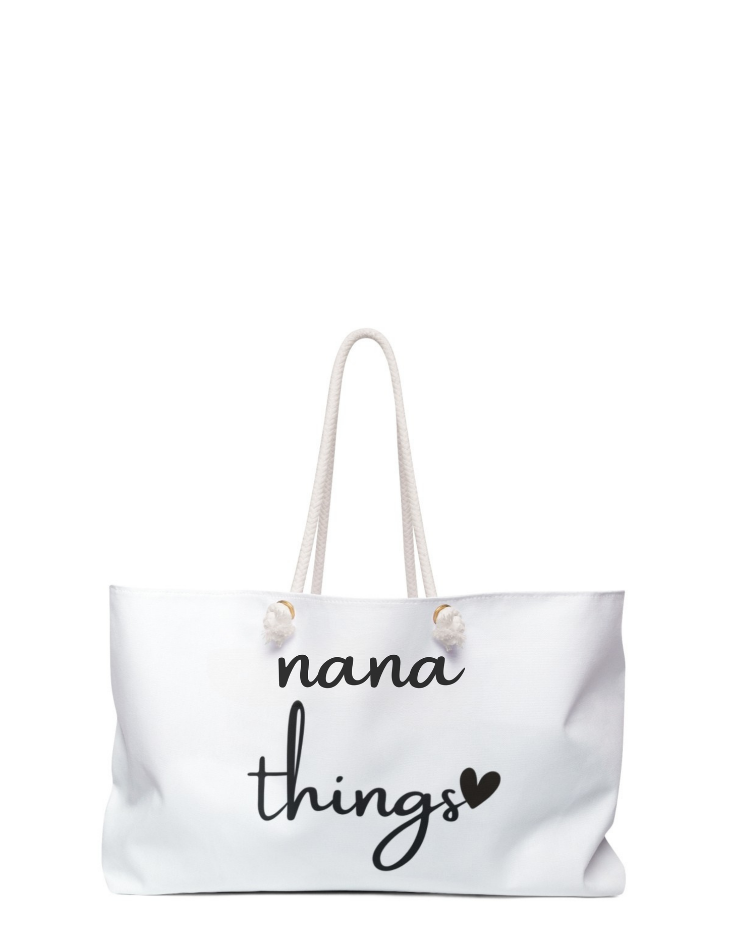 Custom "Mama Things" Weekender Bag – Personalized Oversized Tote for Moms, Nanas, & More | Travel, Beach, Everyday Use