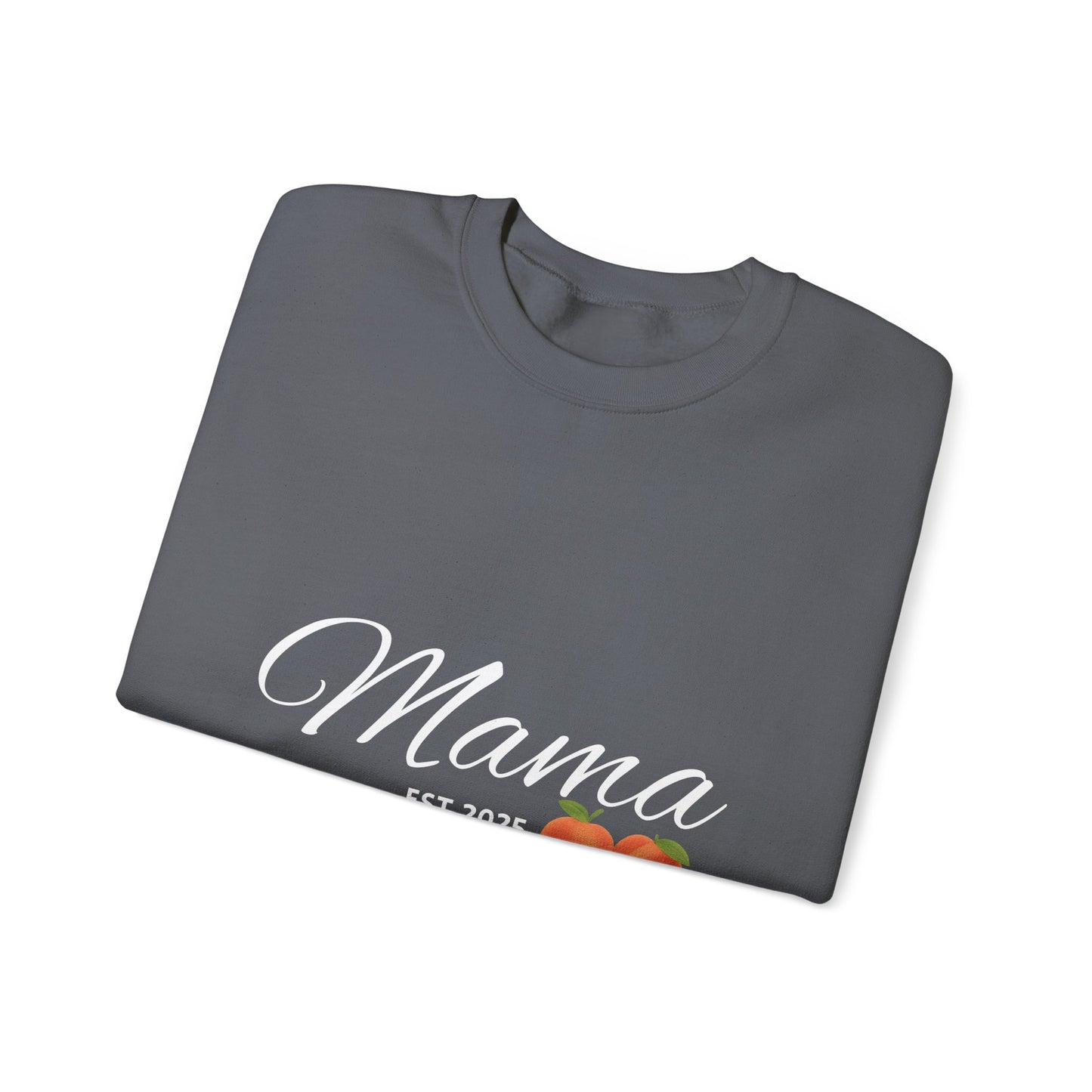 Mama EST 2025 Crewneck Sweatshirt, Perfect Gift for New Moms, Cozy Family Wear, Mother's Day Gift, Casual Everyday Style