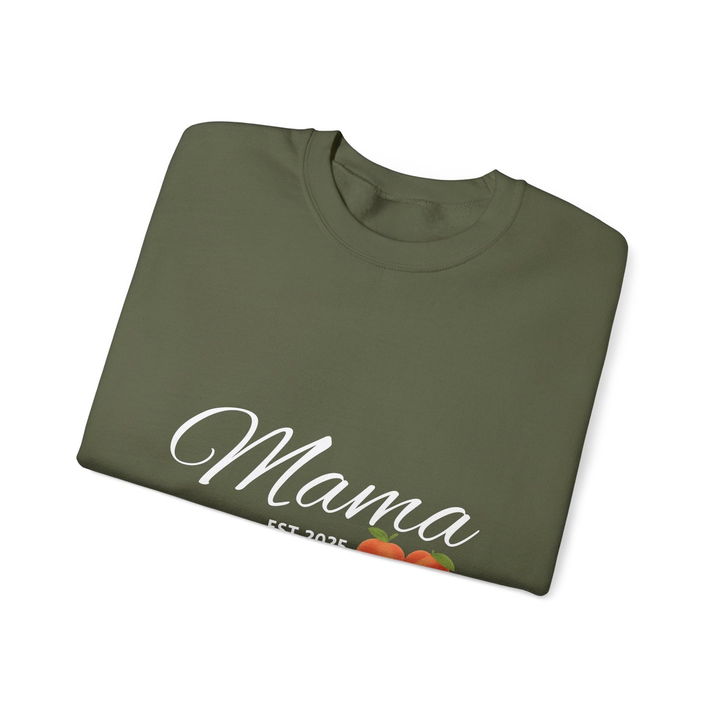 Mama EST 2025 Crewneck Sweatshirt, Perfect Gift for New Moms, Cozy Family Wear, Mother's Day Gift, Casual Everyday Style