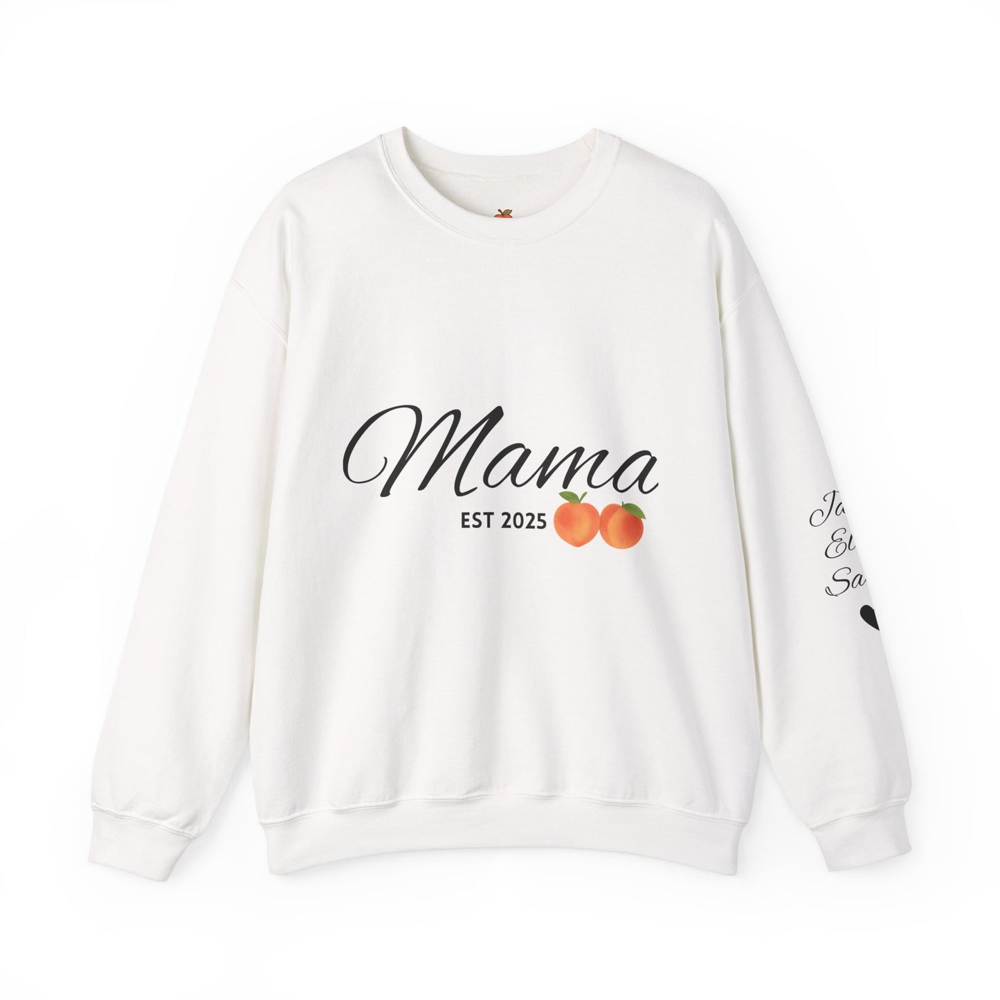 Mama EST 2025 Crewneck Sweatshirt, Perfect Gift for New Moms, Cozy Family Wear, Mother's Day Gift, Casual Everyday Style