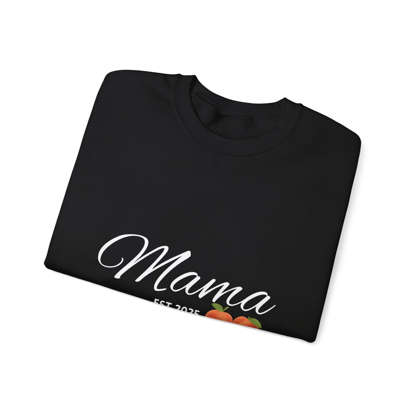 Mama EST 2025 Crewneck Sweatshirt, Perfect Gift for New Moms, Cozy Family Wear, Mother's Day Gift, Casual Everyday Style