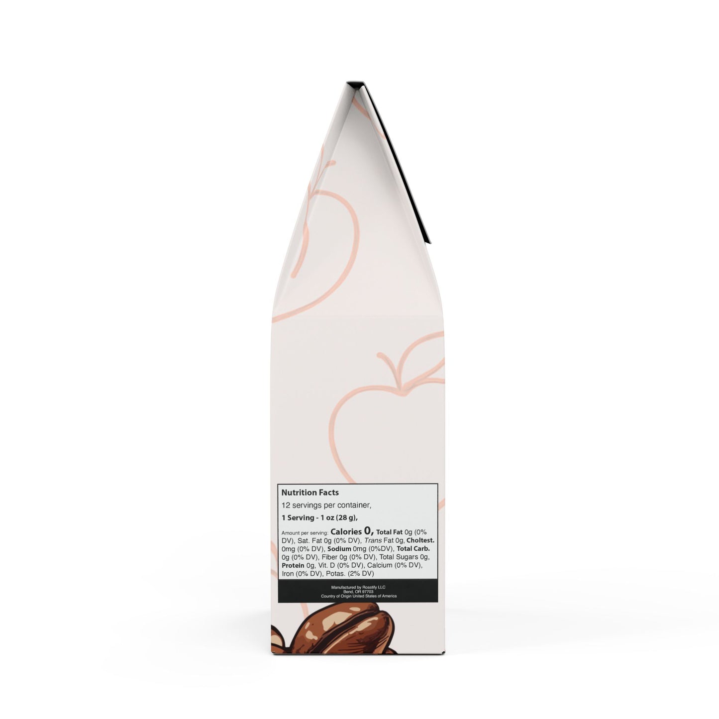 Just Peachy Coffee – Rock Creek Medium Roast | 12oz Specialty Grade Blend with Notes of Toffee, Chocolate & Citrus