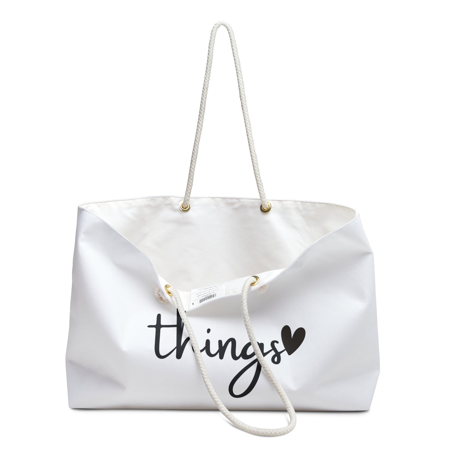 Custom "Mama Things" Weekender Bag – Personalized Oversized Tote for Moms, Nanas, & More | Travel, Beach, Everyday Use