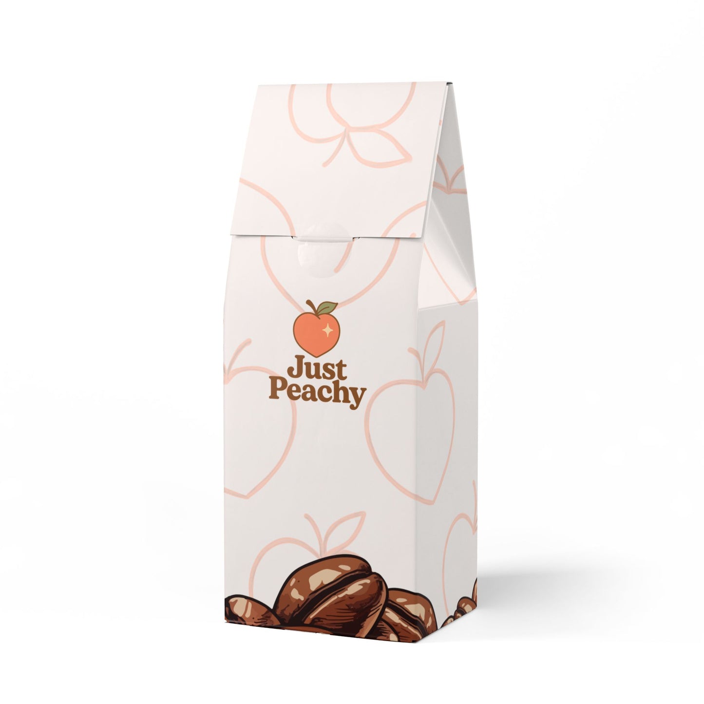 Just Peachy Coffee – Rock Creek Medium Roast | 12oz Specialty Grade Blend with Notes of Toffee, Chocolate & Citrus