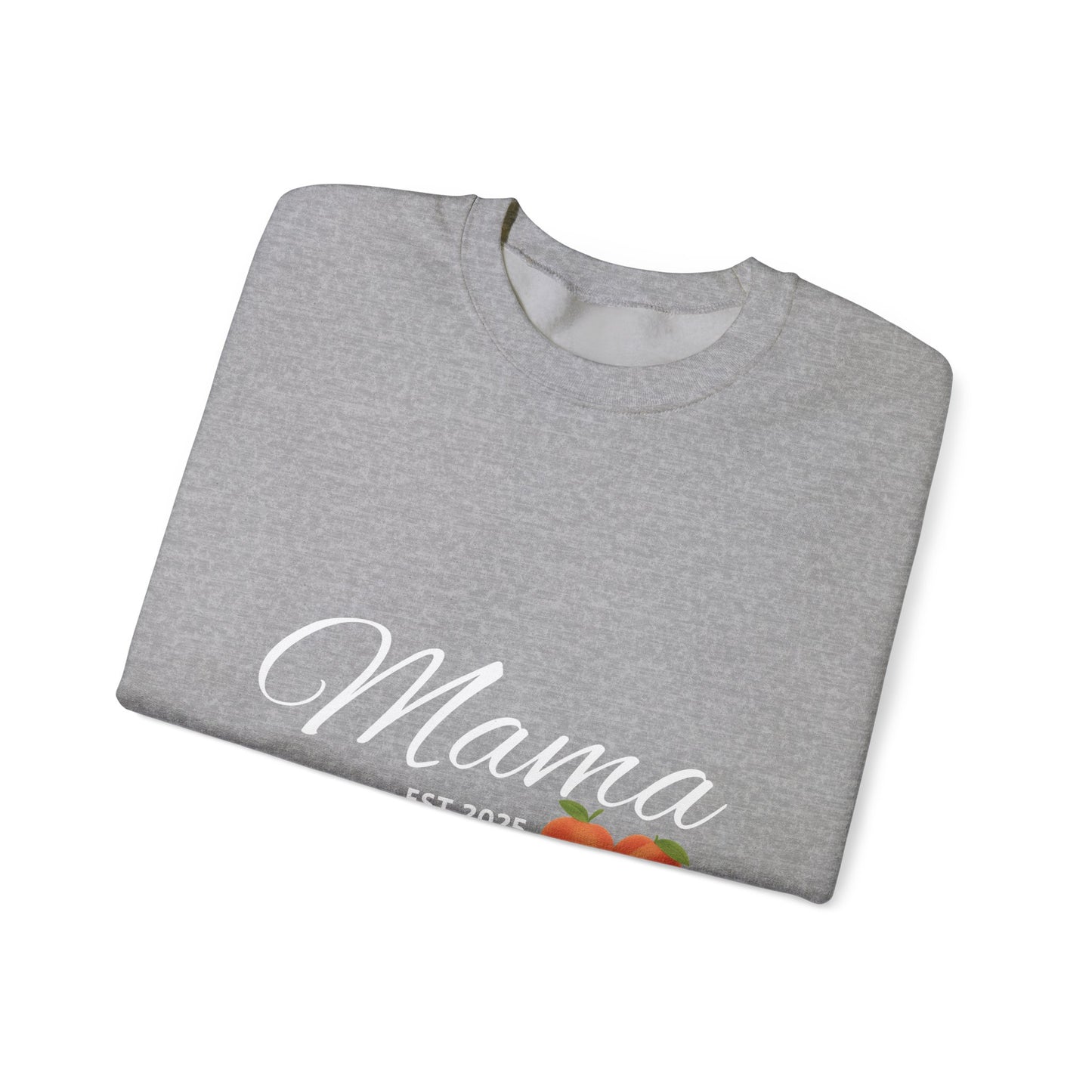 Mama EST 2025 Crewneck Sweatshirt, Perfect Gift for New Moms, Cozy Family Wear, Mother's Day Gift, Casual Everyday Style